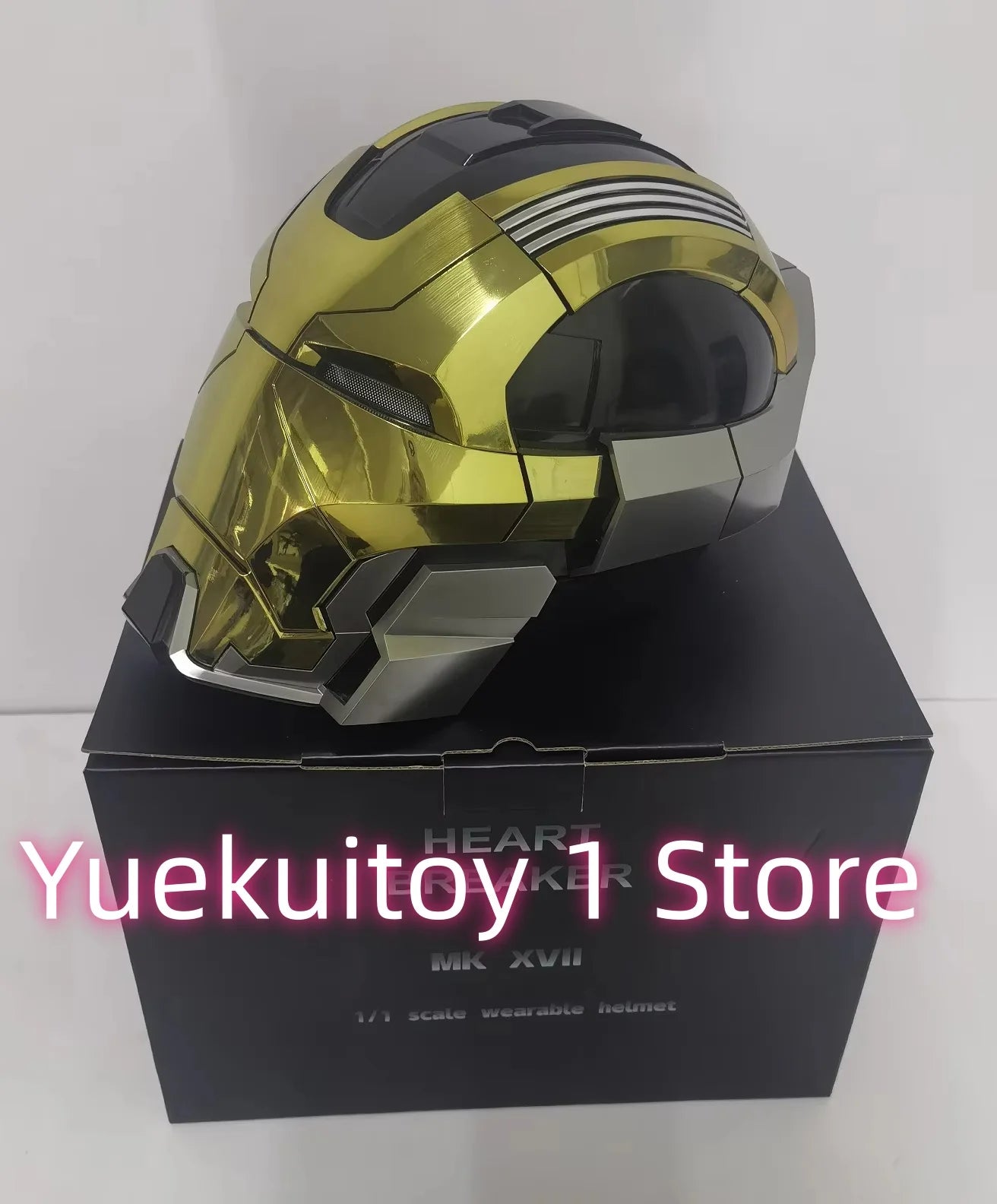 Wearable Iron Man Mk5 Helmet Toy with Arm Cannon Role Play  Green Goblin Designs