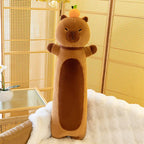 50-110cm Kawaii Giant Long Capybara Plush Pillow Soft Stuffed Animals Cartoon Toys Babys Accompany Sleeping Doll for Girls Gifts