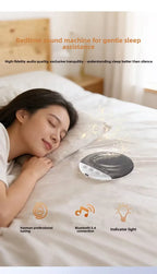 Mini Sleeping Bluetooth Speaker Nature Sound White Noise Soundbar Wireless MP3 Music Player Ultra Thin Timed Shutdown Audio Pla