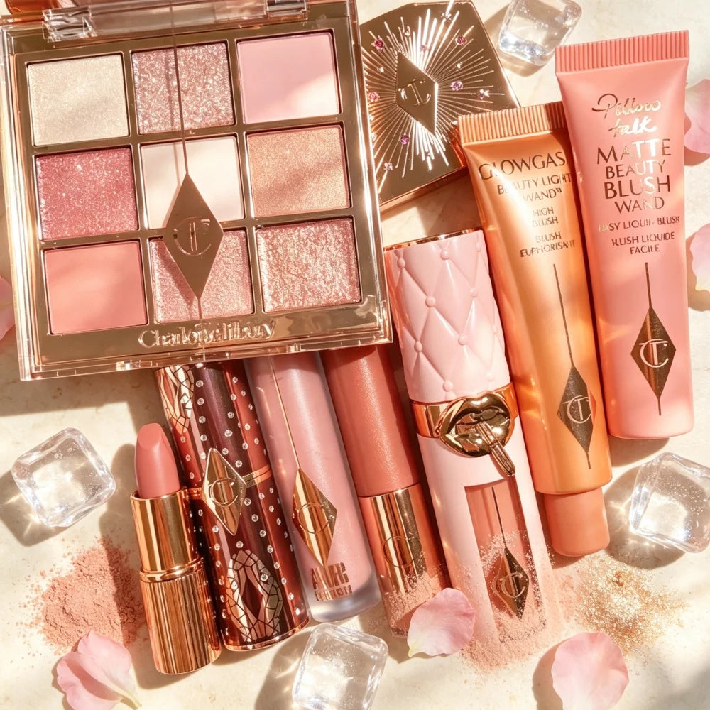 CT Easy-to-use 4-shade 9-shade Eyeshadow Palette Charlotte Tilbury Lip Balm Pillow Talk Big Lip Plumpgasm Lip Blush Makeup Gift
