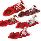 Pet Dog Christmas Santa Claus Riding Dog Costume Christmas Clothes Claus Rider Outfit With Hat Riding Deer Costume Pet Supplies