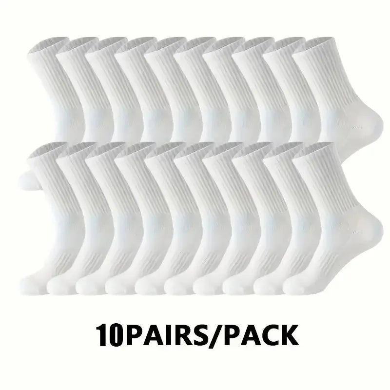 Plain Sports Socks — 5, 10 or 20 Pairs