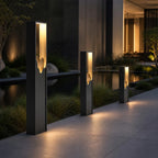 IP65 Waterproof Outdoor Garden Lawn Light Stainless Steel Mountain Path Lamp 38/65/180/280cm Bollard Light for Villa Yard Decora