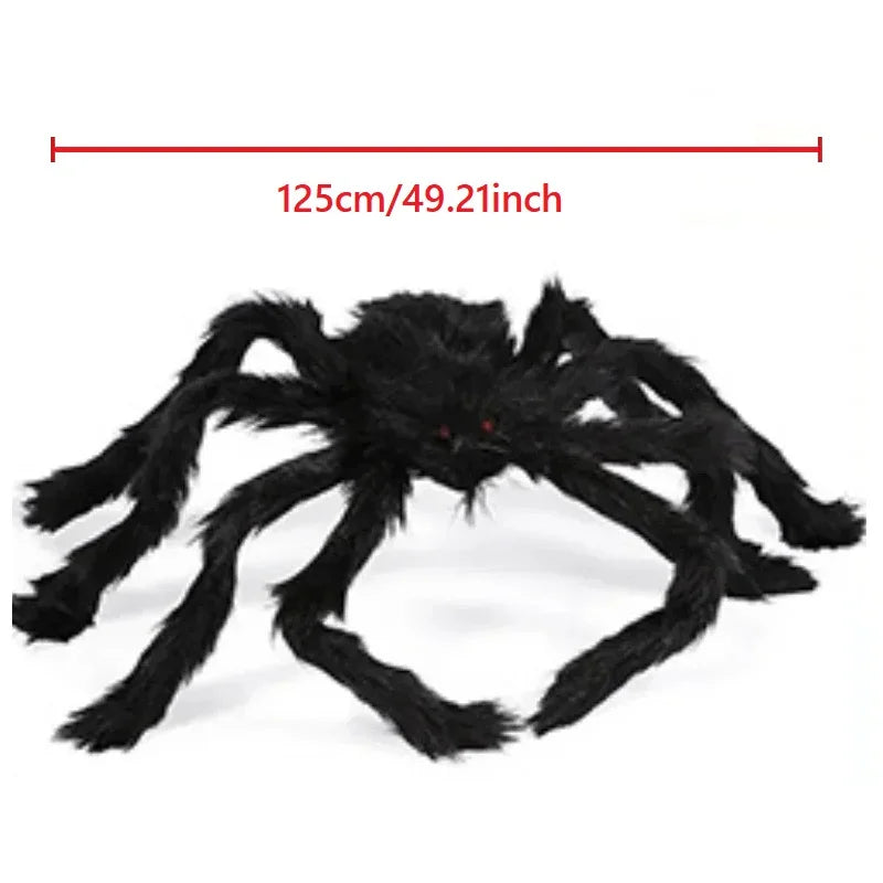 Giant Halloween Spider Decoration for Indoor & Outdoor Use