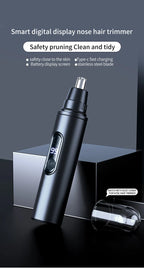 Mini Pocket Nose Hair Trimmer Painless Clipper Nose Ears Hair Eyebrow Waterproof Portable Trimmer For Men Women