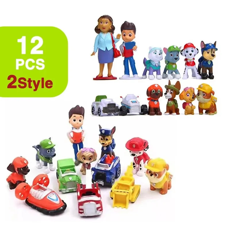 Paw Patrol Character Toy Set