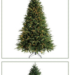 2026 new Christmas decoration high-end PE mixed Christmas tree, encrypted branches with lights, Christmas tree