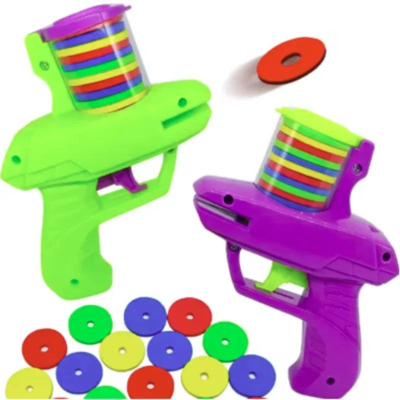 Pet's UFO Radish Gun Toy Safety Outdoor Interactive Decompression Fun Bullet Battle Game for Pets