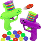Pet's UFO Radish Gun Toy Safety Outdoor Interactive Decompression Fun Bullet Battle Game for Pets