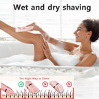 Rechargeable Women's Electric Shaver & Body Trimmer