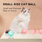 Smart Cat Toys Ball Automatic Interactive Pets Electric Rolling Teaser USB Rechargeable Kitty Moving Bouncing Ball Birthday Gift
