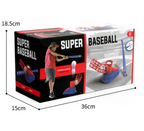 Baseball Launcher Toy, 2-in-1 Foot-Operated/Manual Press Ball Pitching Machine Indoor and Outdoor Interactive Sports Game for Kids, Kinde