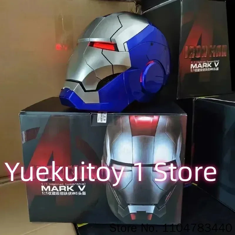 Wearable Iron Man Mk5 Helmet Toy with Arm Cannon Role Play  Green Goblin Designs