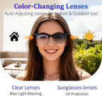 2026New 800W Pixel Camera Smart Glasses Men Video Recording AI Photo Recognition Bluetooth Call Voice Translation Sunglasses Man
