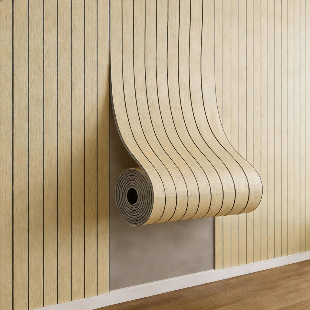 3D Wood Grain Wall Panels Self-Adhesive Foam Thickened Waterproof Wall Stickers