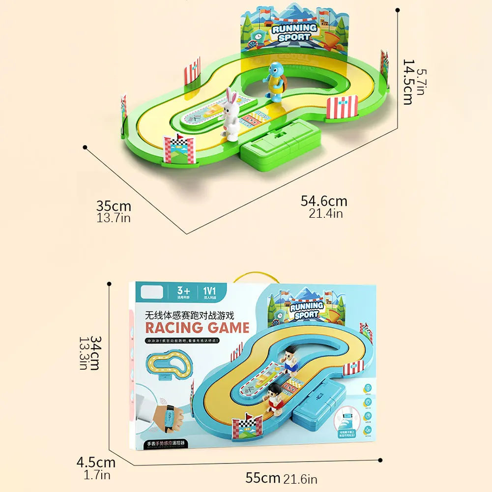 Wireless Motion Sensing Track Racing Game  Interactive Family Game