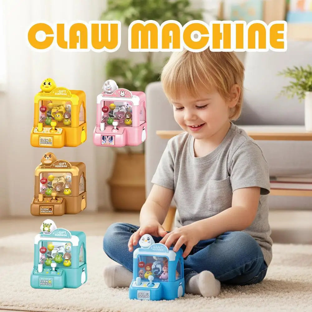 Mini Claw Machine Toy for Kids Portable Desktop Arcade Game Parent‑Child Interactive Grabber Machine Birthday Gift