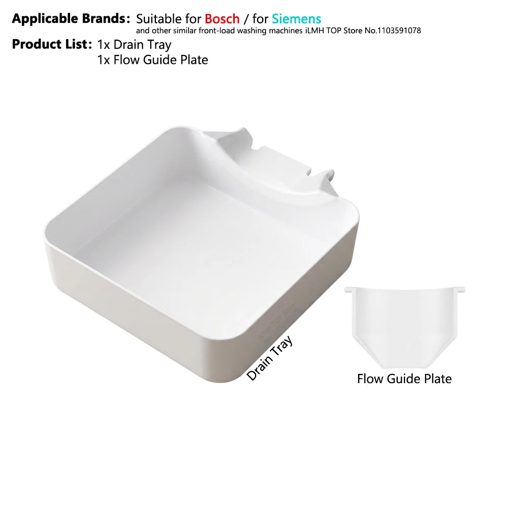Aoifn Washing Machine Drain Pan & Spill Tray