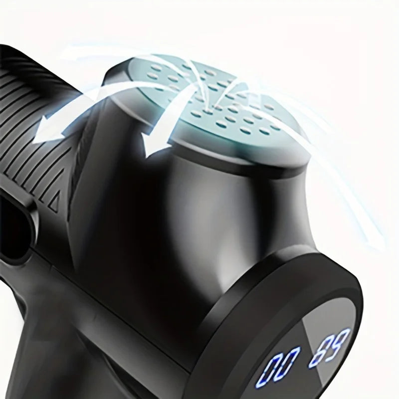 Fascial Massage Gun Electric Waist and Back Massager High-Frequency Vibration  Muscle Relaxation Electric Shoulder Massage Gun