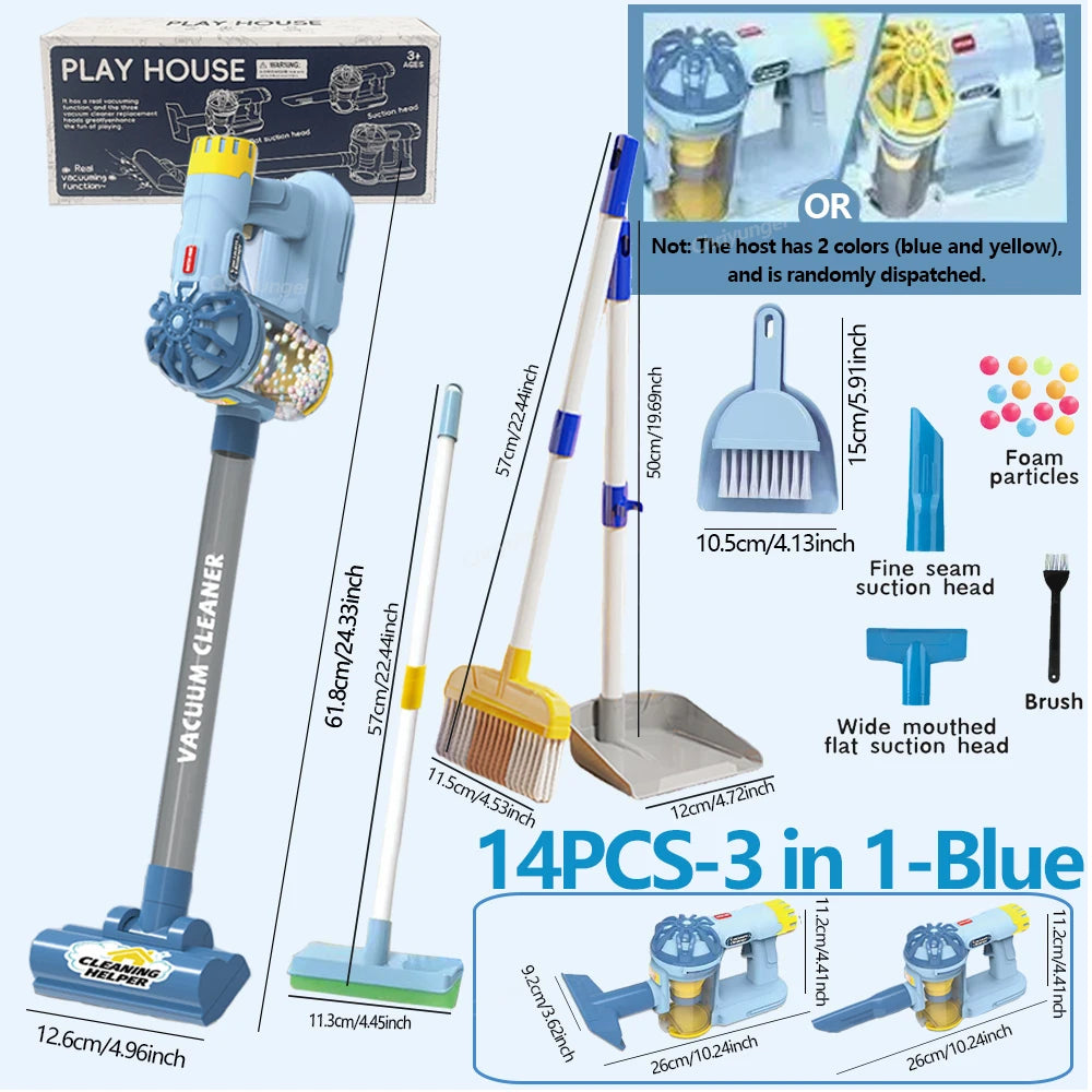 Children's Toy Vacuum Cleaner Set
