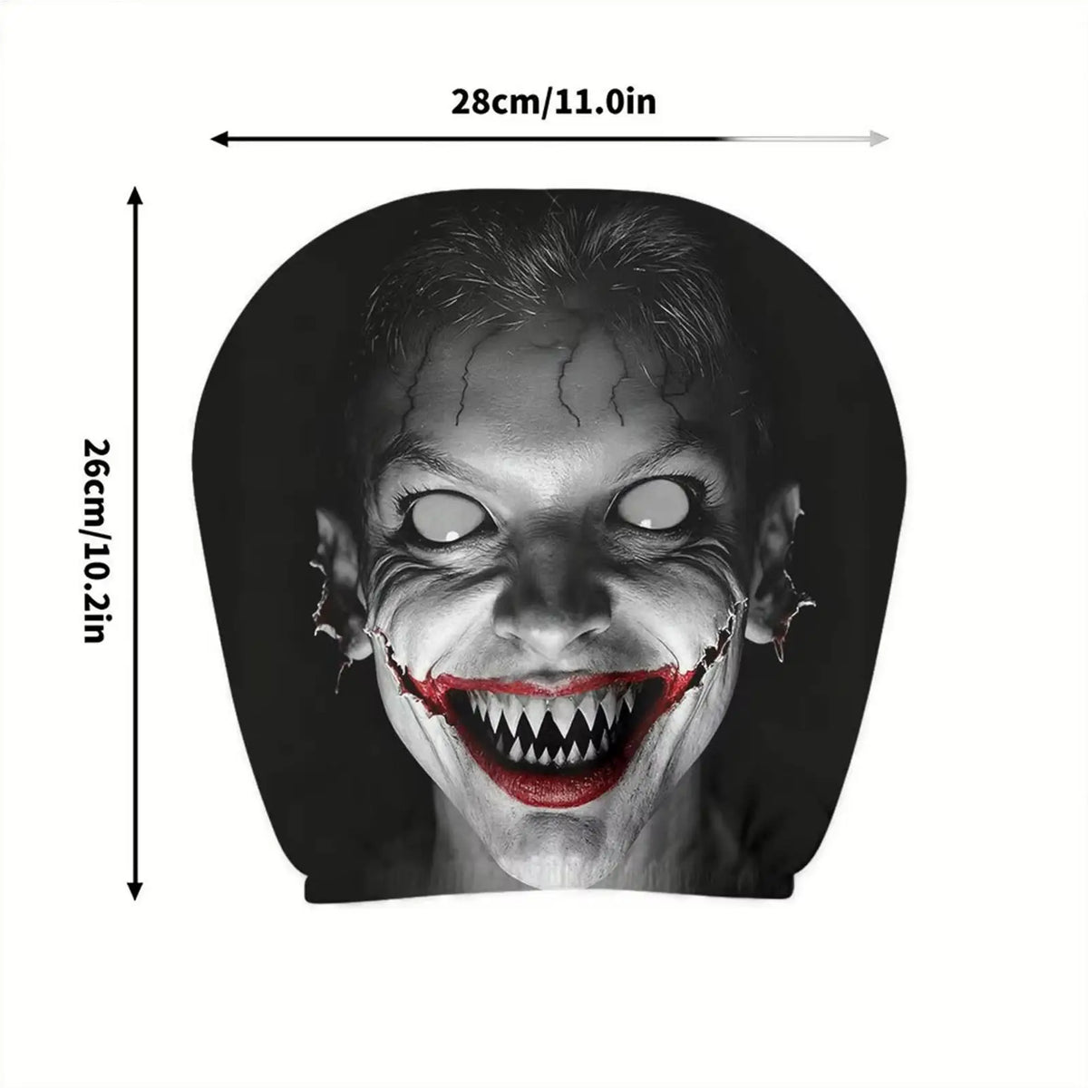NEW Head Rest Cover For Car Universal Spooky Soft Funny Case Decor Car Headrest Covers For Daily Commuting Trip Home Trick Party