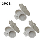 Microwave Egg Poacher Dual Cavity Breakfast Maker with lid