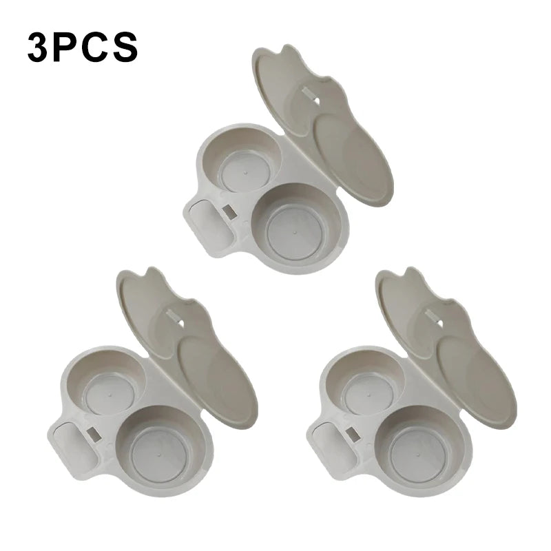 Microwave Egg Poacher Dual Cavity Breakfast Maker with lid
