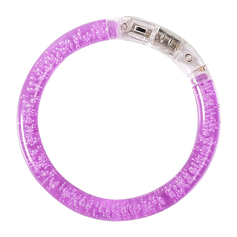 10-30 Pcs Kids Adult Party Supplies LED Light Up Bracelet Toys Birthday Wedding Guest Gifts Halloween Christmas Bar Party Favors