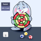 Kids Sticky Ball Dart Board Game – Ages 3+