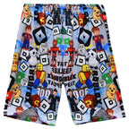 Game Roblox Figure Anime Cartoon Pajamas Suit Short Sleeve Home Clothing Pajamas Suit Birthday Gifts