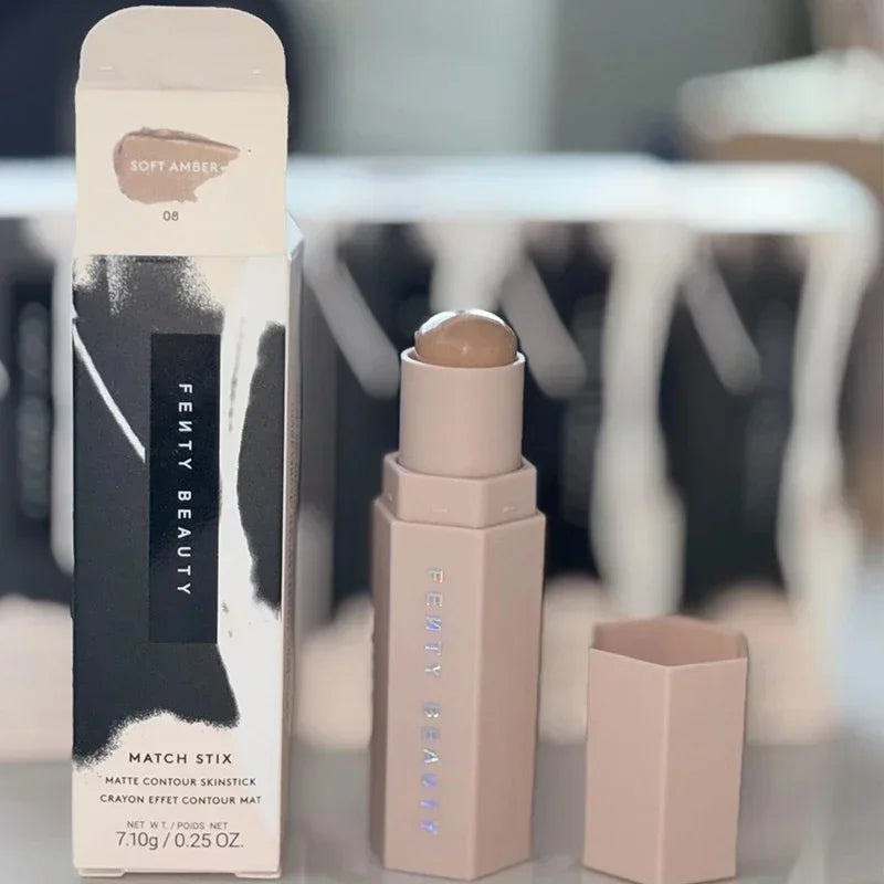 Fenty Beauty Multi-color Contour Stick Concealer Facial 3D Diamond Highlight Non Fading Water Gloss Lip Glaze Gloss Cosmetics
