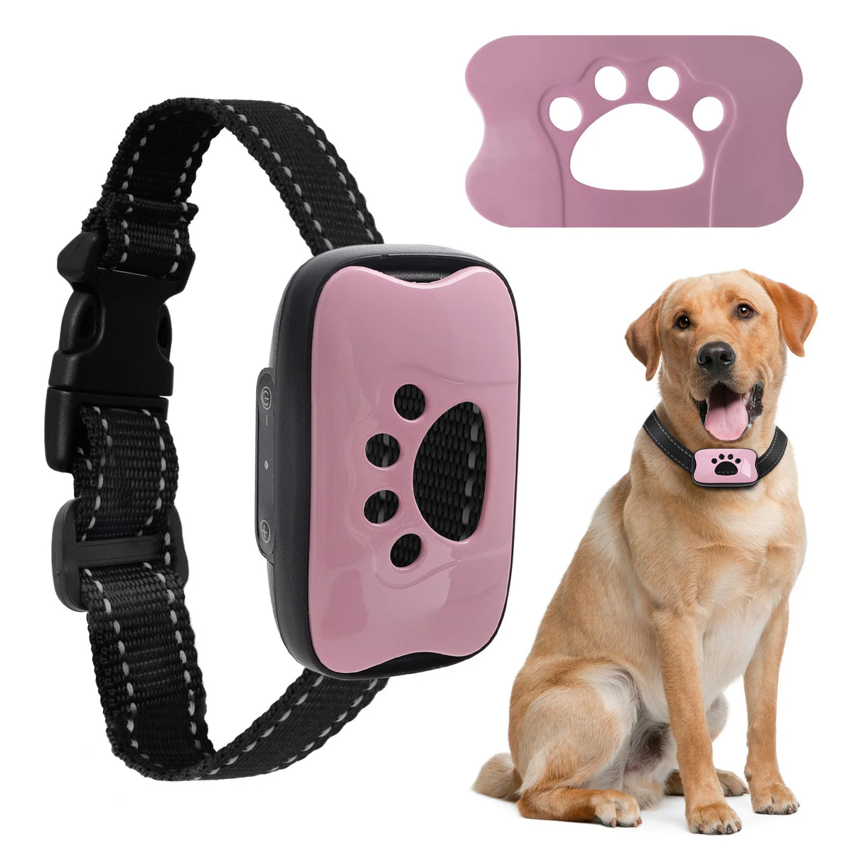 USB Rechargeable Anti-Bark Dog Collar with Sound & Vibration