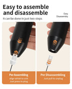 HOT  Electric Milk Frother + Egg Beater Wireless Type-C Charging 3 Speeds Mini Handheld Foam Maker Coffee Whisk Cooking Tools