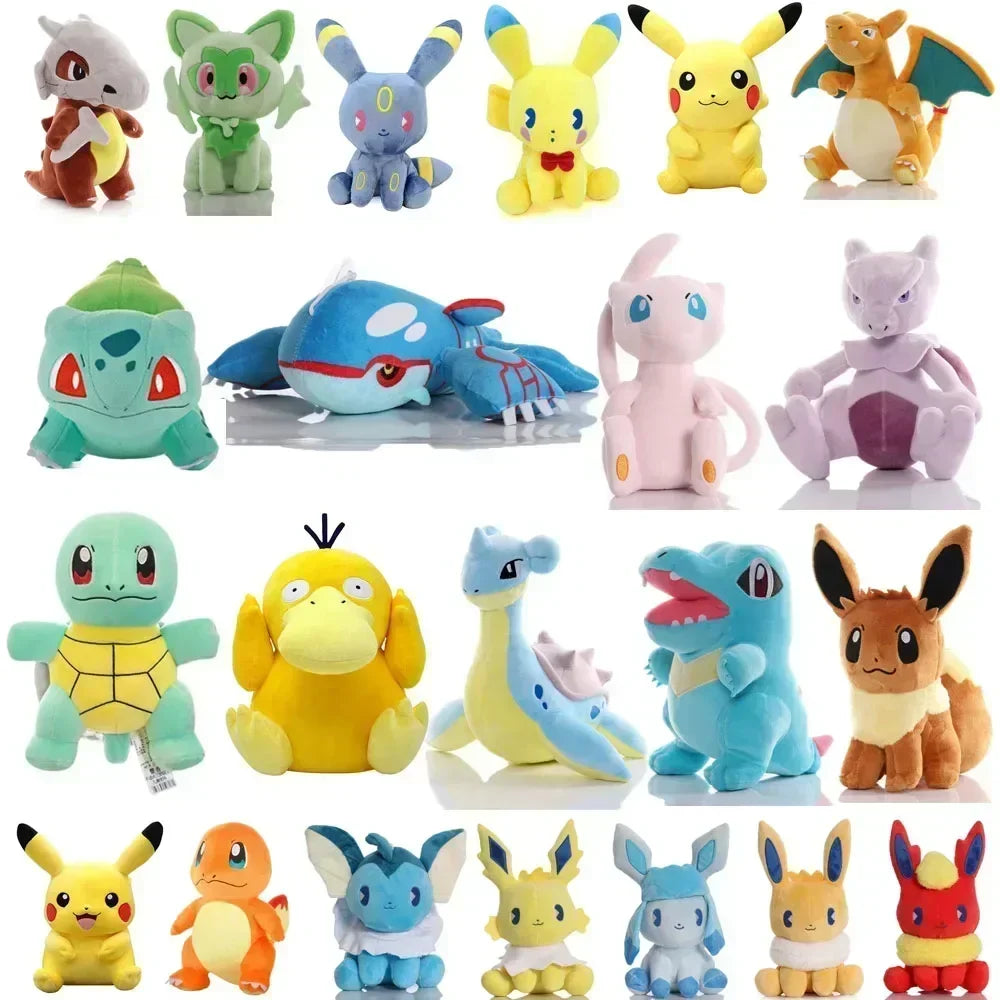 20CM Pokemon Plush Pikachu Dolls Kawaii Anime Pokémon Pichu Short Stuffed Toys Cute Cartoon TOMY Pokmon Children Birthday Gift