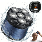 Electric Head Shavers for Bald Men -  Waterproof 6D Magnetic Stainless Head, Upgraded Smooth Shave, Wet & Dry, Type-C Charging, Easy Clean, LED Display, Gifts for Men