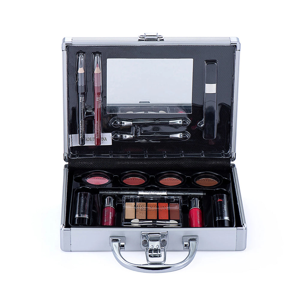 Makeup Starter Kit Professional Make Up Sets With Transparent Case Holiday Beauty Gift Set Starter Cosmetics Full Kits For Women