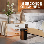 Portable Touch Screen Remote Control Cooling Heating Fan 1400W, 3 Wind Speeds 8H+ Timer Oscillating Space Heater for Home Bedroom Office
