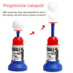 Baseball Launcher Toy, 2-in-1 Foot-Operated/Manual Press Ball Pitching Machine Indoor and Outdoor Interactive Sports Game for Kids, Kinde