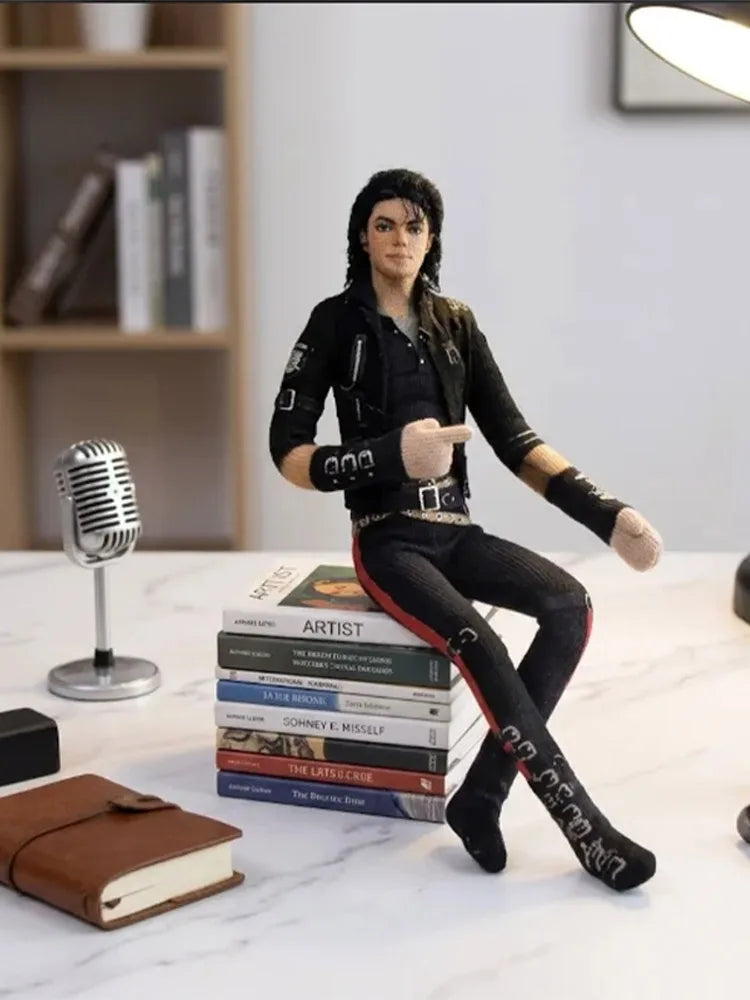 Michael Jackson Bendable Doll Flexible Wire Frame Poseable MJ Abstract Rat Jerky Doll King of Pop Collectible Fan Gift