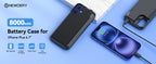 NEWDERY Battery Case for iPhone 16 Pro Max 16Pro 16 Plus 1 Bank Rechargeable battery