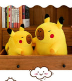 50cm Cute Lifelike Capybara Plush Toy Kawaii Transform Simulation Animal Soft Stuffed Doll Pillow Big Size Kids Birthday Gift