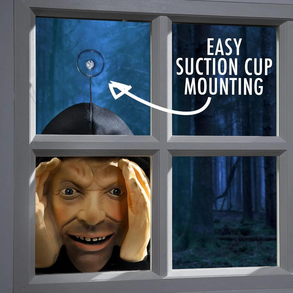 Scary Peeper Window Home Decor 2024 Halloween Horror Hanging Mask Scary Party Cosplay Props Outdoor Indoor Window Decorations