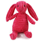 Corduroy Plush Squeaky Dog Toy – Animal Designs