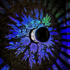 Solar Mandala Sunflower Projector Wall Light Outdoor Garden Decoration Landscape Light for Patio Garden Estate Porch Courtyard