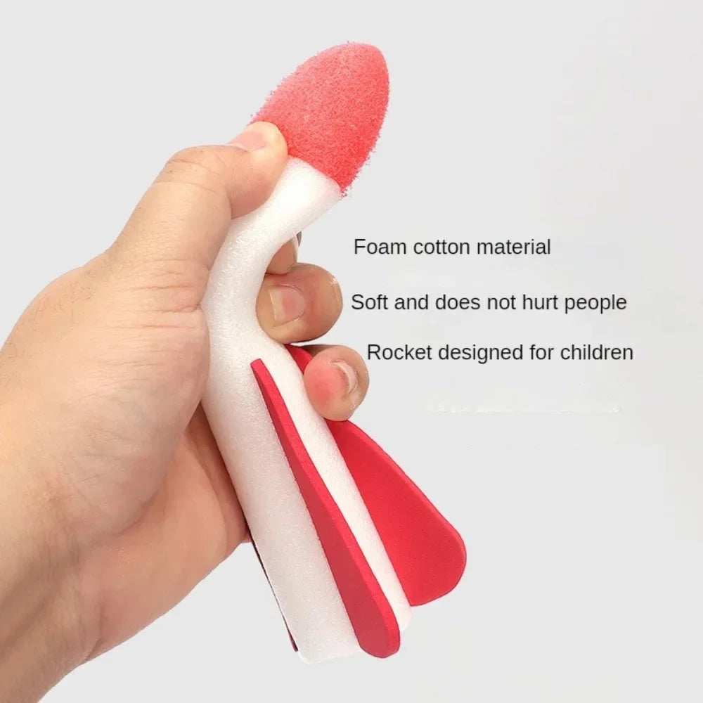 Kids Outdoor Rocket Foot Pump Outdoor Air Pressing Soaring Rocket  Toy Gifts