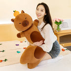 50-110cm Kawaii Giant Long Capybara Plush Pillow Soft Stuffed Animals Cartoon Toys Babys Accompany Sleeping Doll for Girls Gifts