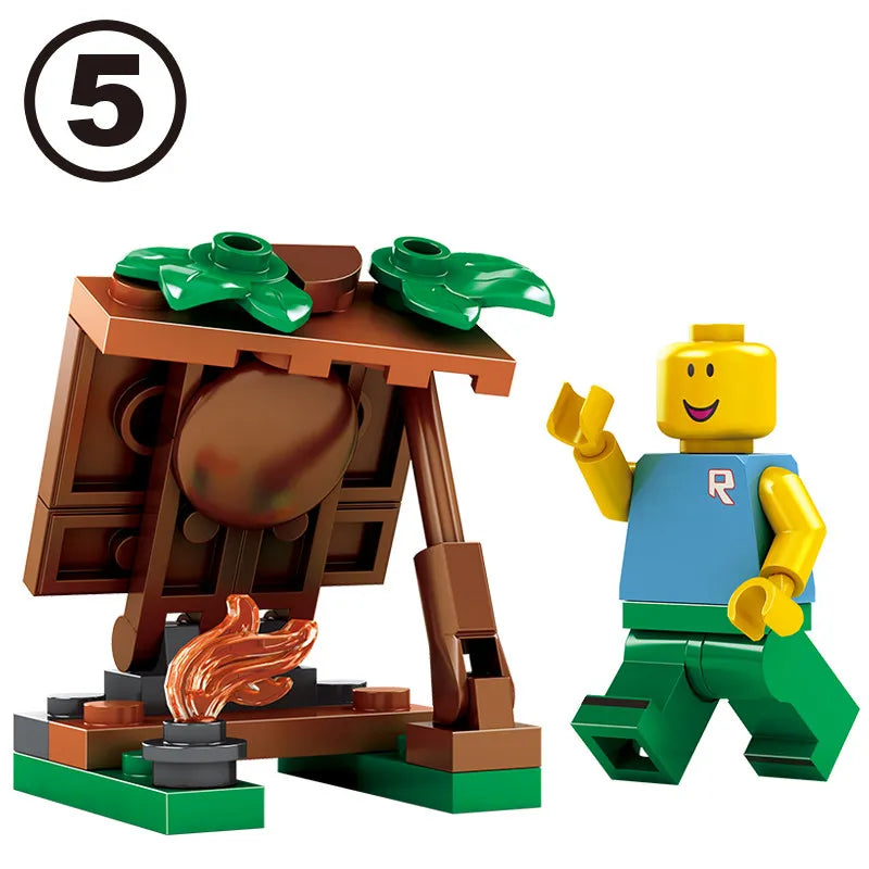 Roblox Model Toy 8 Styles Child Assembly Building Blocks Virtual World Games Figures Toy