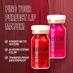 Korea 8ml BB Lips Cream Serum Starter Kit Persistent Colorfast Lip Gloss Pigment Moisturizing Lip Skin Care Treatment