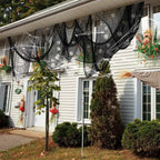 Black Halloween Gauze Cloth Decoration – 76 x 183cm