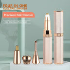 4-in-1 Rechargeable Women's Epilator & Facial Trimmer